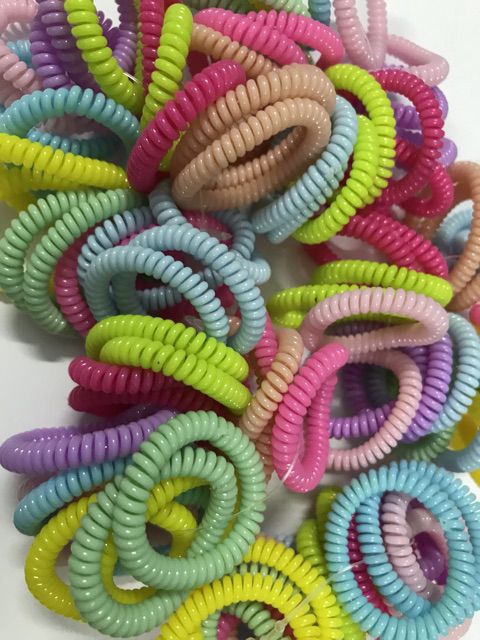 Sỉ 100 dây cột tóc lò xo size nhí