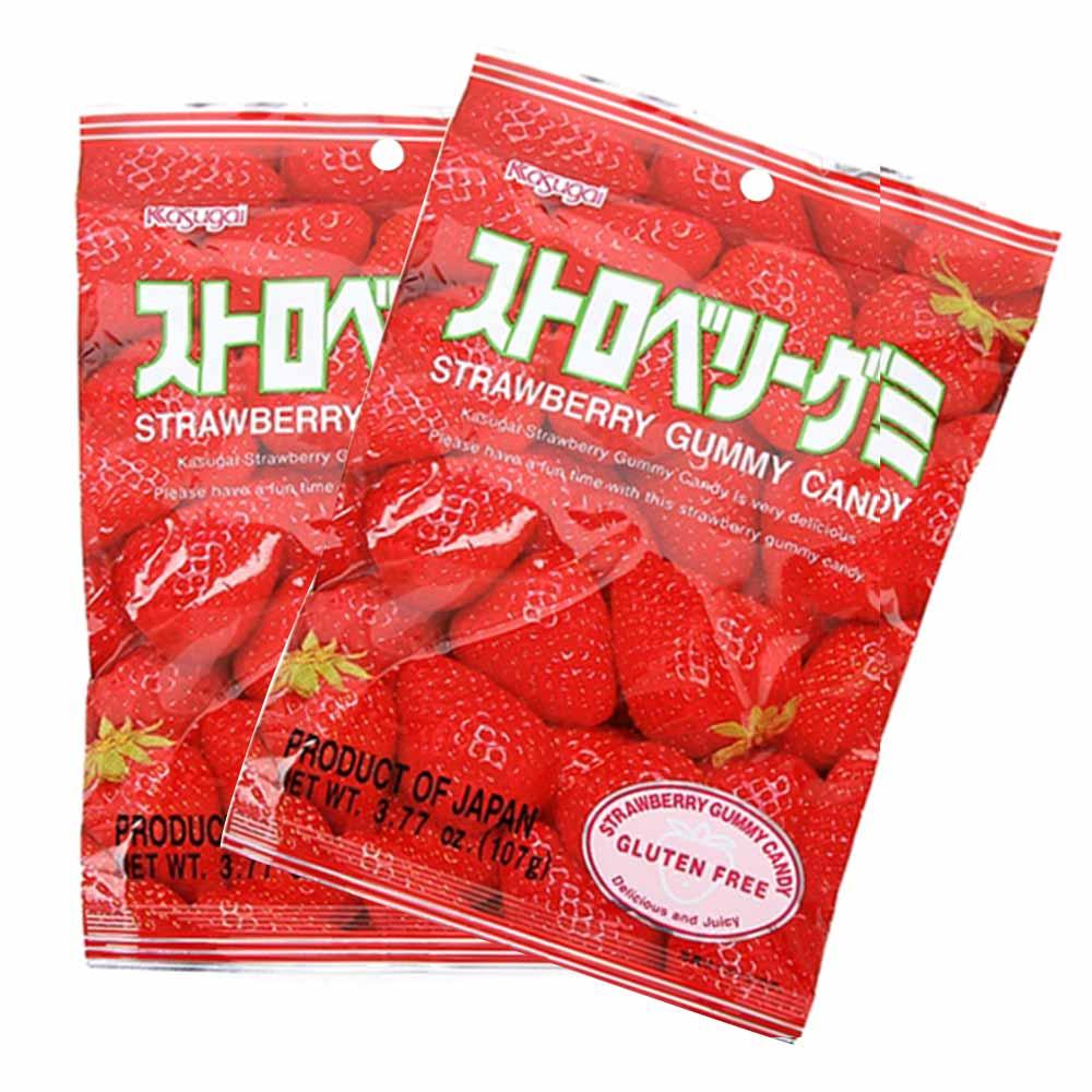Kẹo dẻo vị dâu (Kasugai) - 107g/ Gói