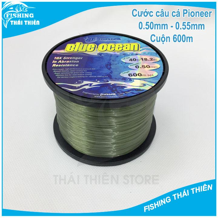 Dây cước câu cá Pioner BlueOcean cuộn 600m