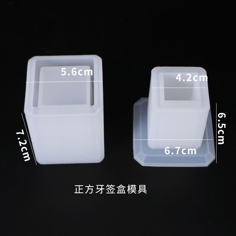 # anh túc diy khuôn nhựa pha lê, hộp tăm, hộp đựng đồ hình trái tim hoa anh đào, hộp tăm, khuôn silicon