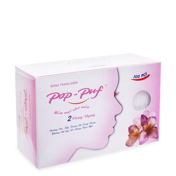 >> SO SÁNH GIÁ BÔNG TRANG ĐIỂM POPPUF 2 CÔNG DỤNG 100 MIẾNG | Shopee Lazada Sendo Tiki 54 Bông tẩy trang Pop-puf cotton pads (100 miếng ) 2 công dụng trang điểm và tẩy trang
