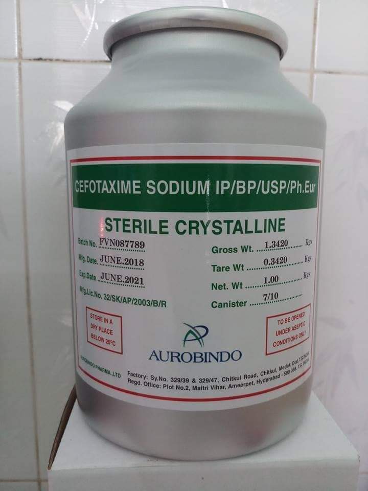 [1KG] Kháng sinh CEFOTAXIME (AUROBINDO) phòng ngừa và đặc trị các bệnh gan tụy cho tôm thẻ chân trắng