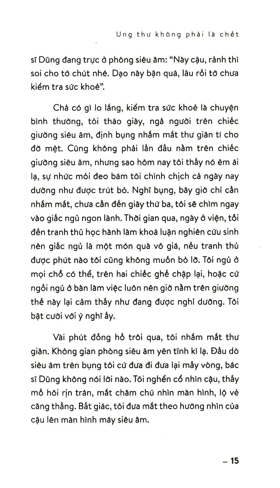 Sách - Ung thư không phải là chết
