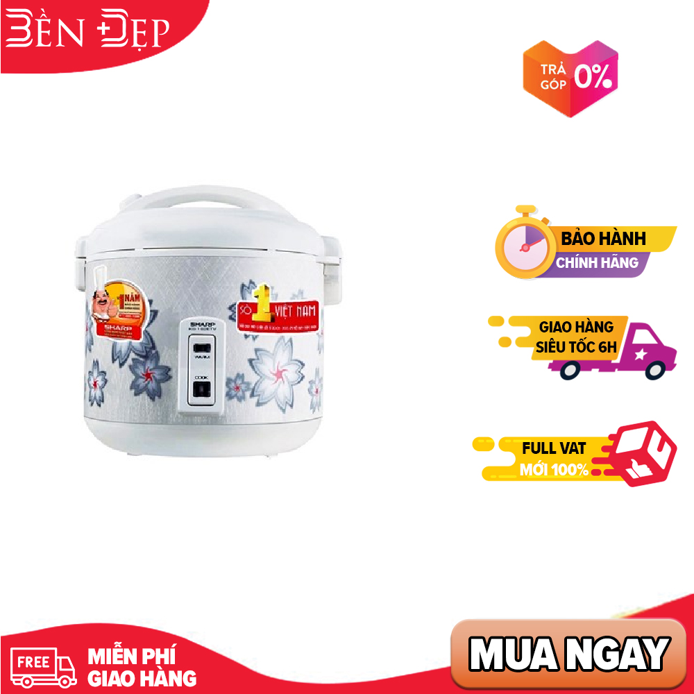Nồi cơm điện Sharp 1.8 lít KS-182ETV (Giá áp dụng giao tại HN, HCM& các tỉnh liên hệ shop)