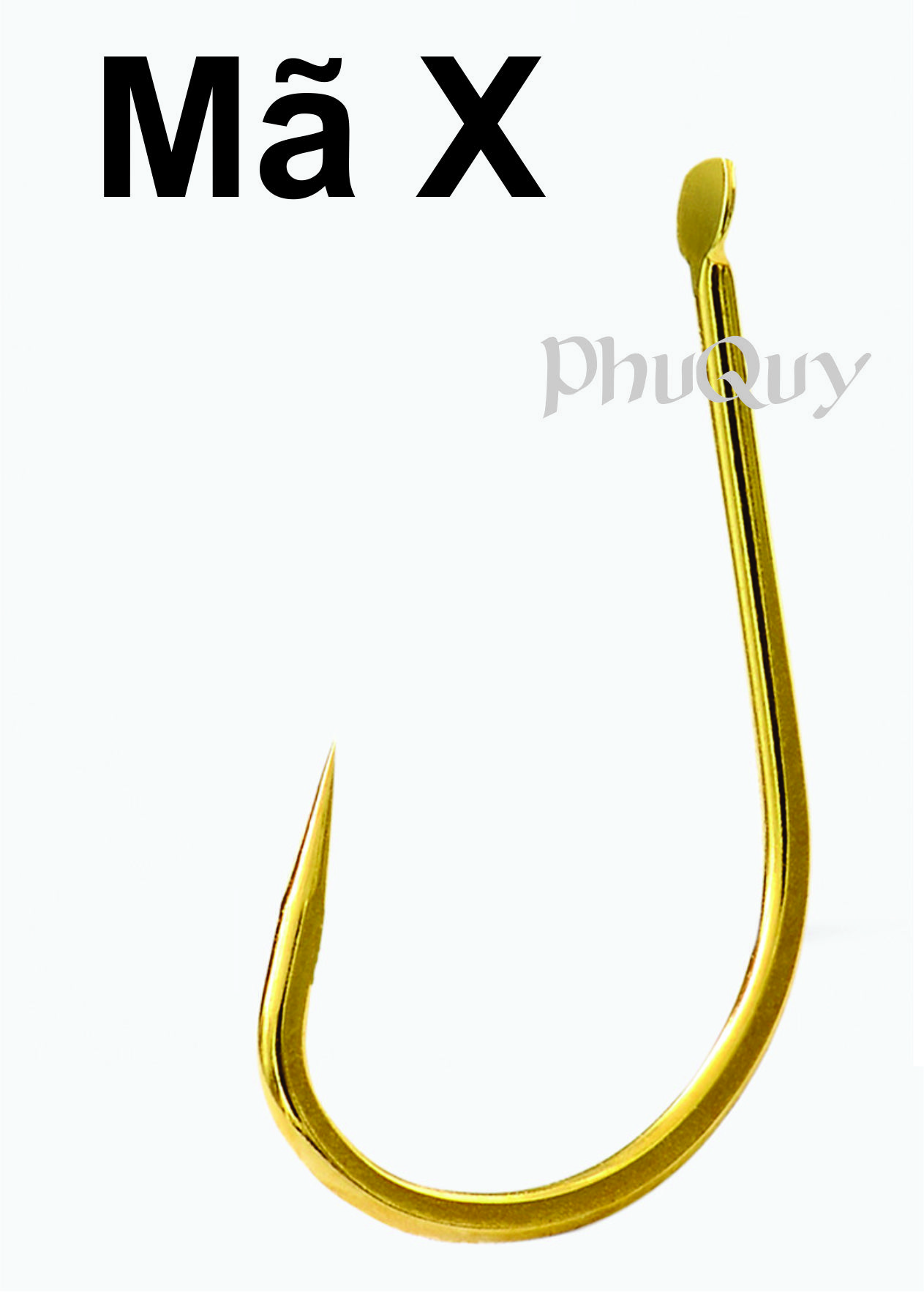 Hộp 100 Lưỡi Câu Thép Mạ Vàng ( Mã X )