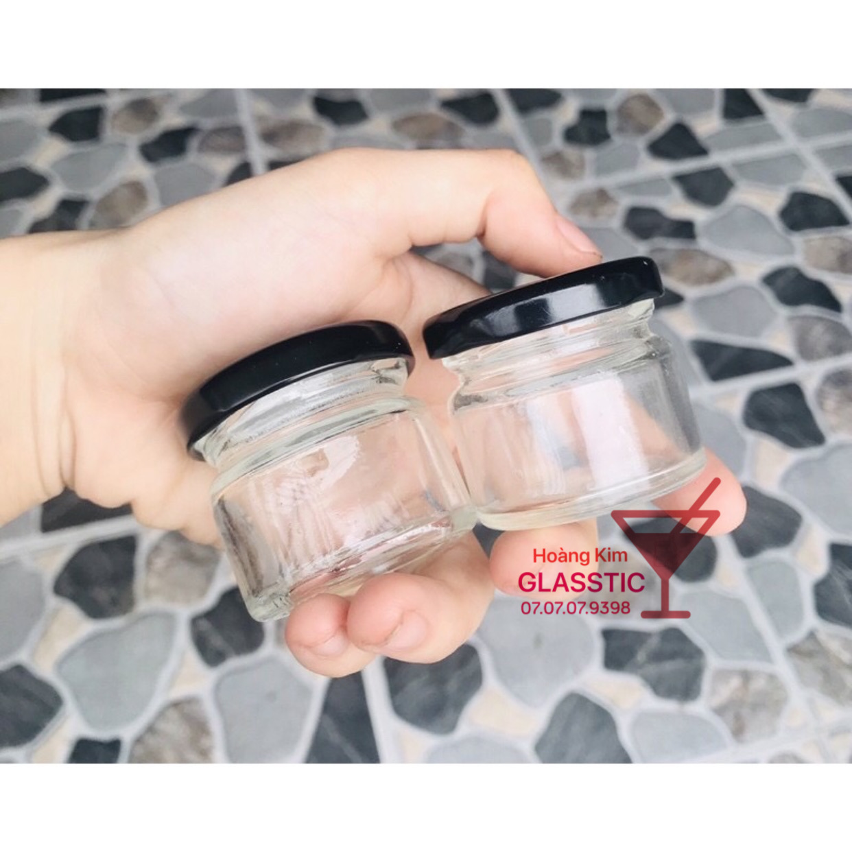 [HCM]COMBO 5 HỦ THUỶ TINH 30ml nắp thiết