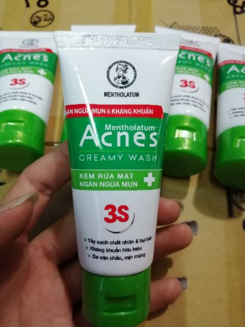 3 loại - Kem rửa mặt Acnes 25g