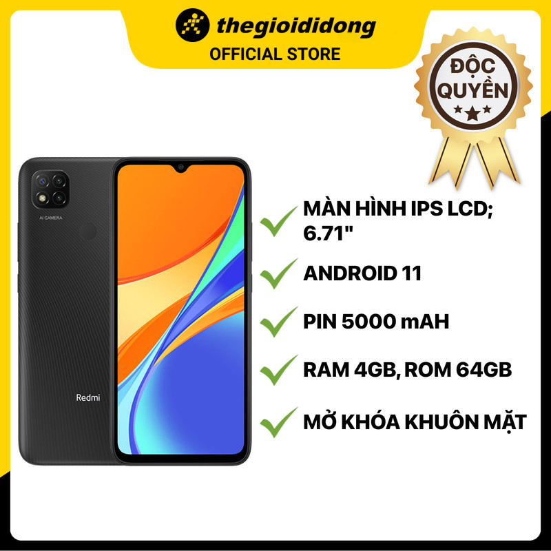 Điện thoại Xiaomi Redmi 10C (4GB/64GB)