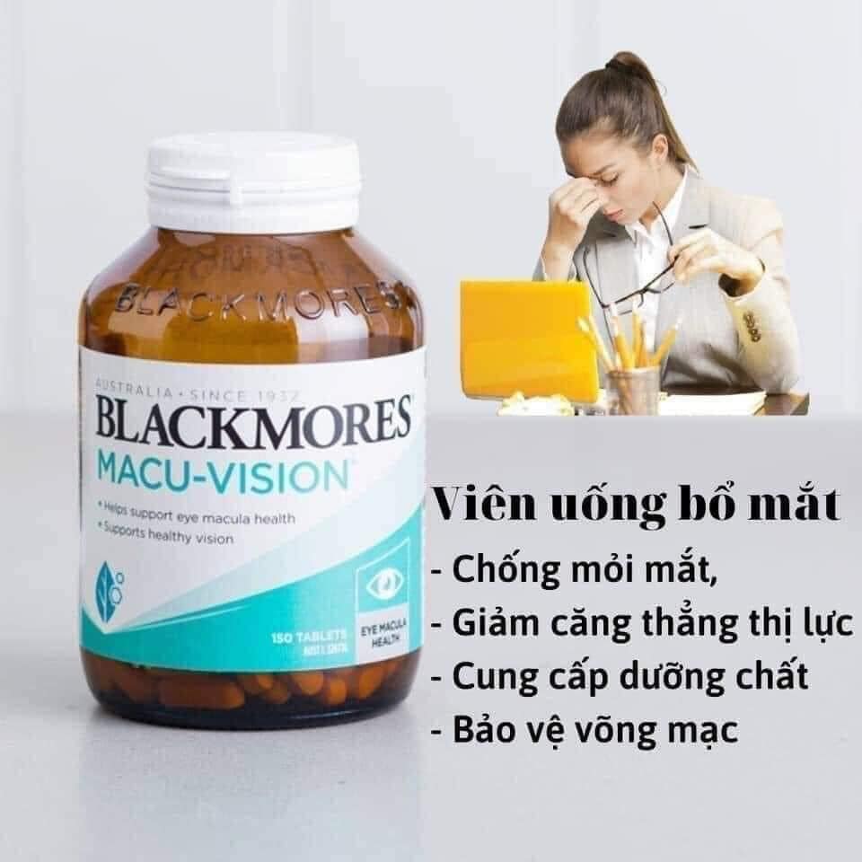 Macu vision Blackmores Bổ mắt 150 viên