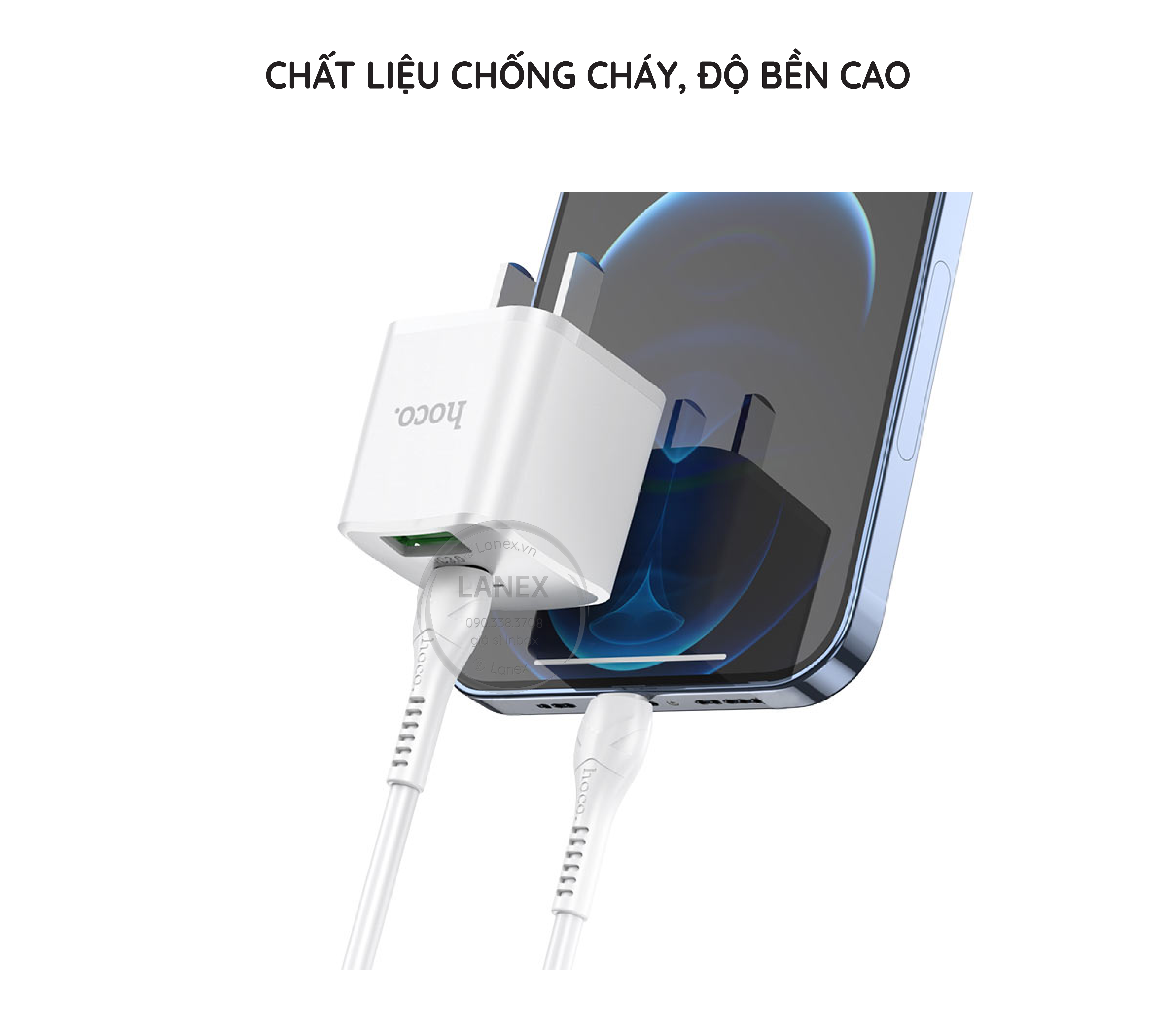 Cóc Sạc Nhanh Hoco Nc2 1 Cổng Usb Type C Pd Qc3.0 20w