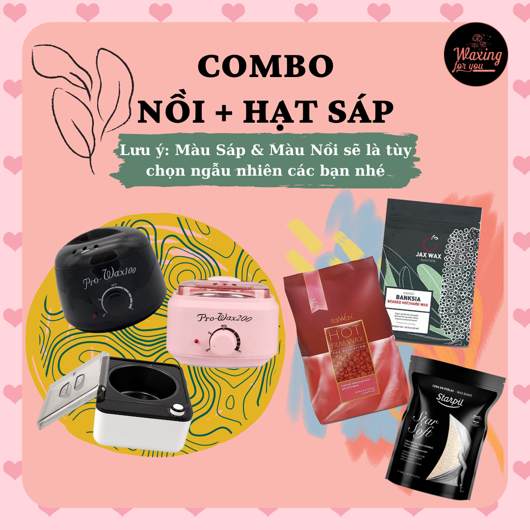 COMBO NỒI + SÁP WAX LÔNG ITALWAX