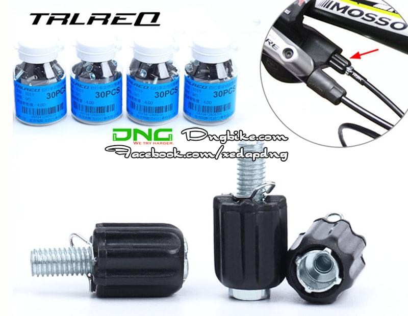 Ốc tân chỉnh dây trên sườn xe đạp