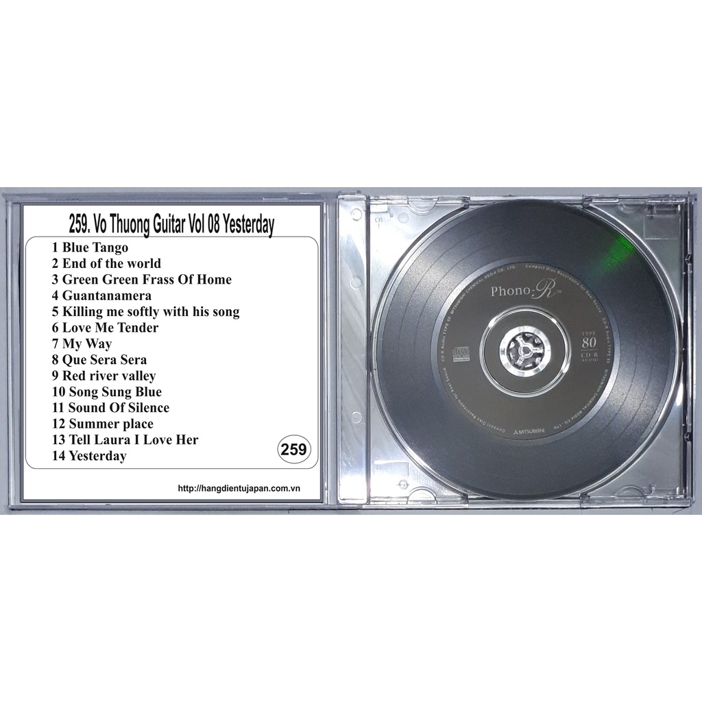 Bộ 5 Đĩa CD Vô Thường Guitar