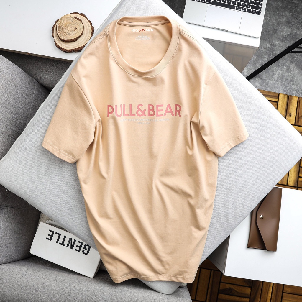 Áo Thun Unisex Form Rộng PULLBEAR, Thun Cotton 4 Chiều Co Giãn, Áo Thun Basic LocalUni - UNIPULL 1