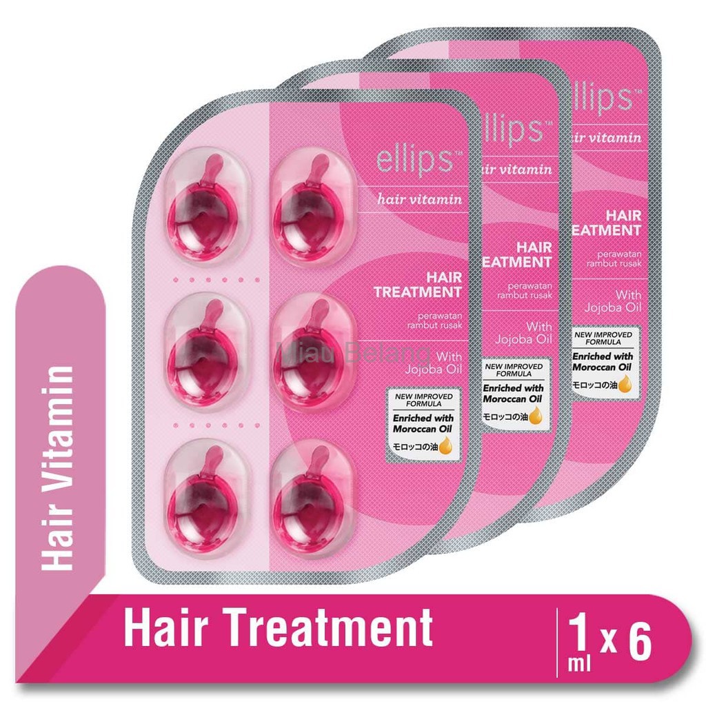 Dưỡng tóc Ellips 6'S Phục hồi (Ellips hair vitamin 6'S Hair Treatment)