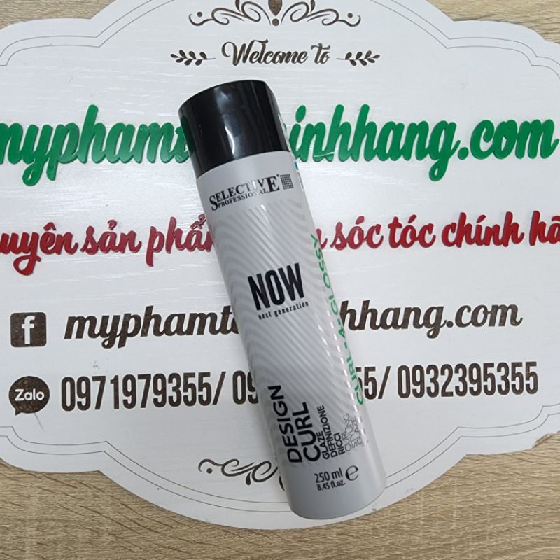Gel tạo kiểu tóc uốn selective design curl 250ml