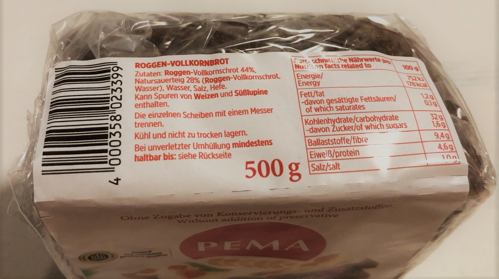 [HCM]Bánh mì đen nguyên cám Whole Grain Rye Bread