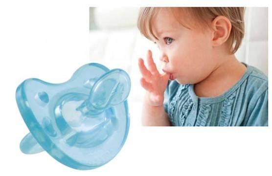 Ty ngậm Chicco silicon Physio Soft xanh ngọc 6M+