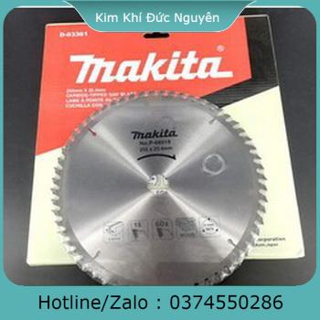 Lưỡi cưa gỗ makita đường kính 255mm x 60 răng