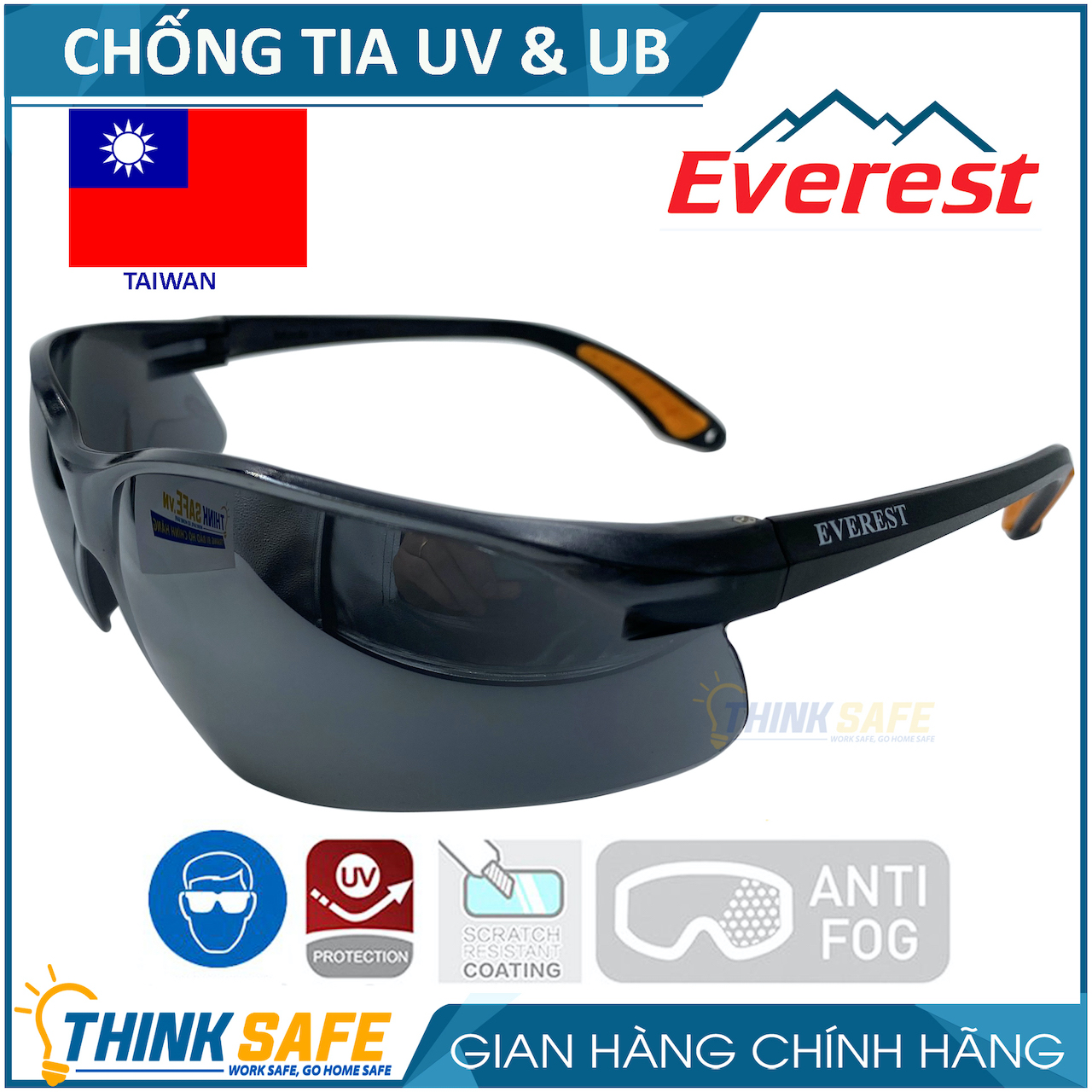 Ev202 goggles sun glasses dustproof UV protection non-fog Road glasses black-Intl