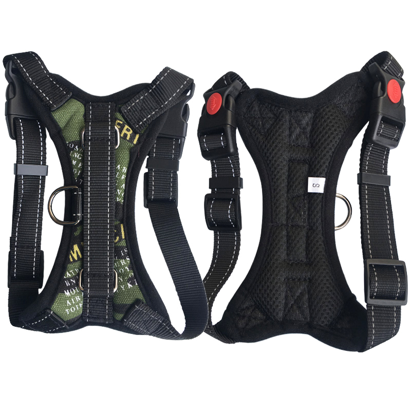 Durable Reflective Dog Harness For Dogs Adjustable Big Dog Harness Walking Harness For Small Medium Large Dogs Pitbull