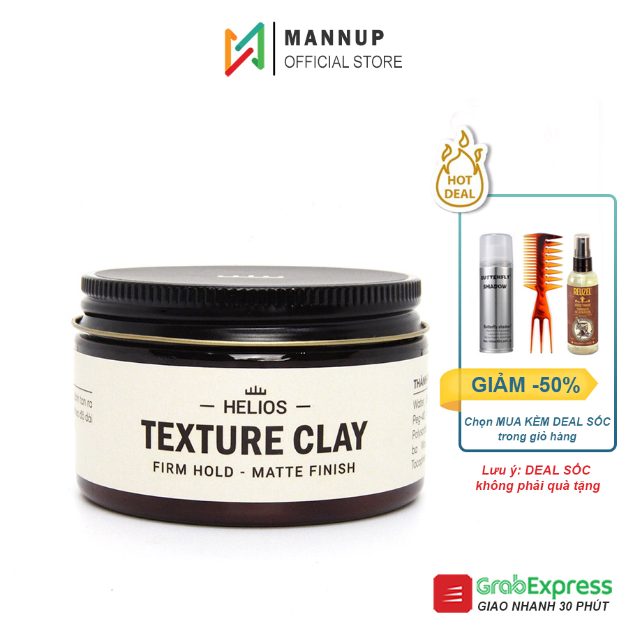 Sáp vuốt tóc helios texture clay 113g - new 2022