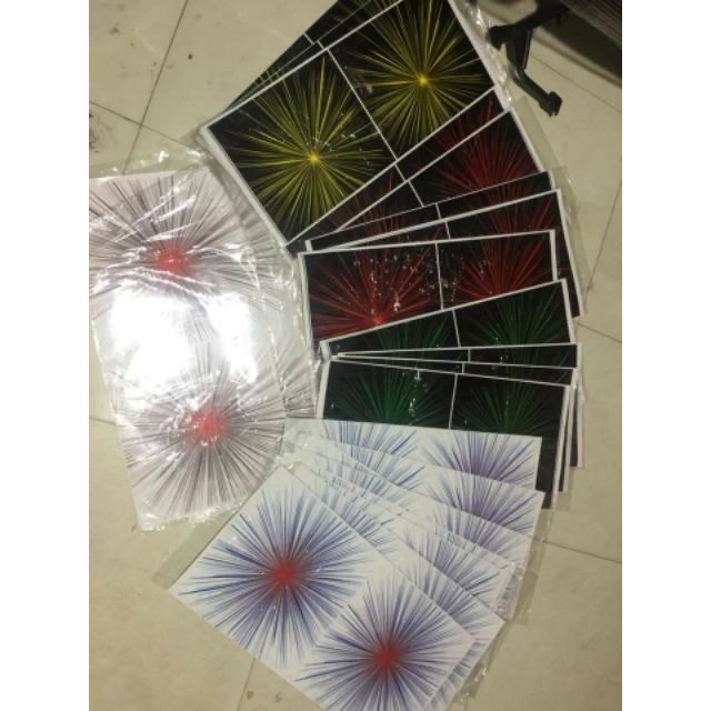 Decal Tia Dán Biển Số (giá 1 cái)