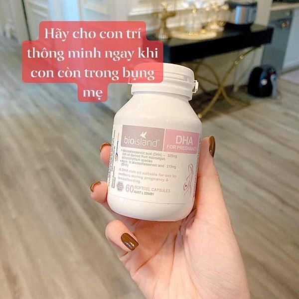 [FREE SHIP] DHA BẦU BIO ISLAND ÚC 60v