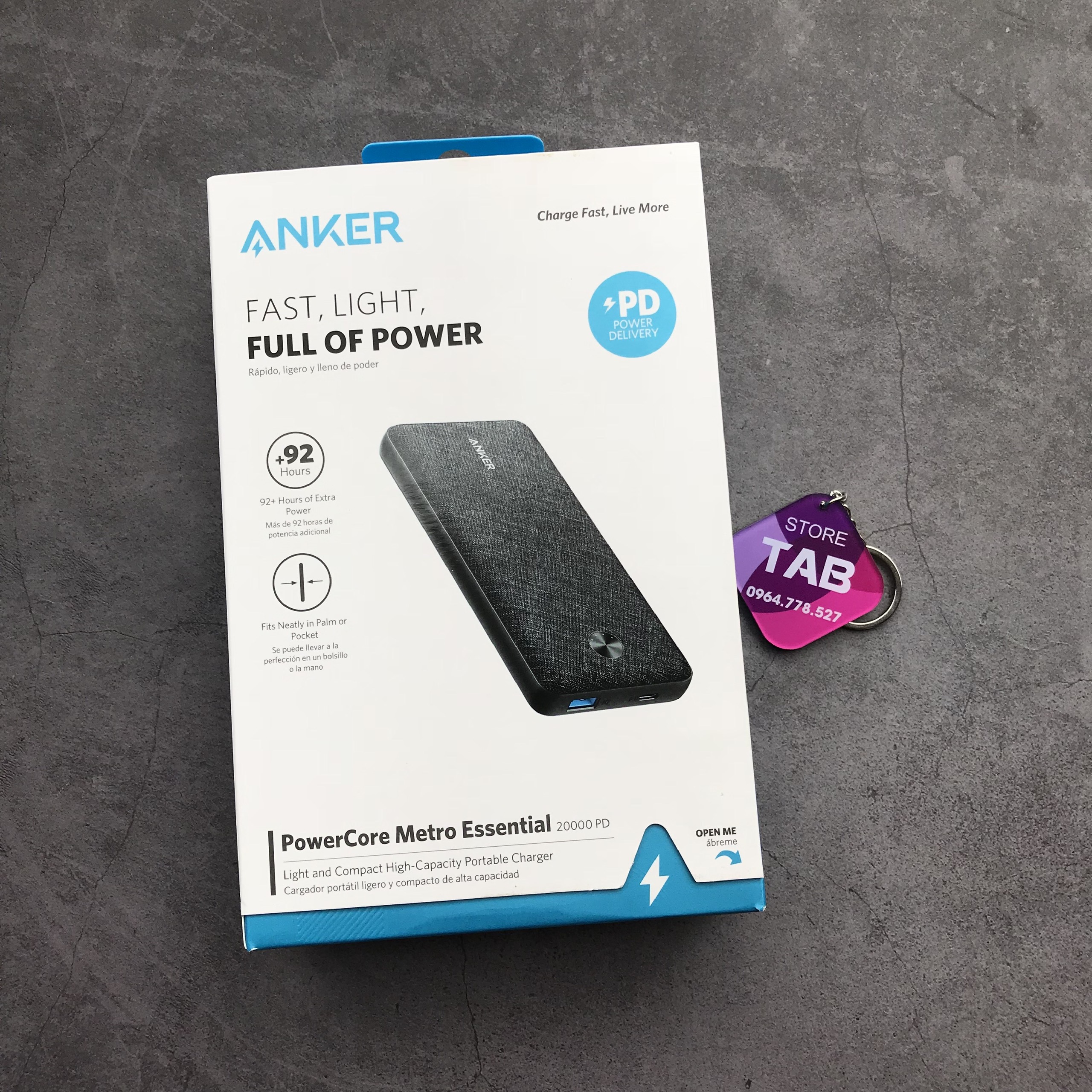 Sạc Dự Phòng Anker PowerCore Metro Essential 20.000 Pd A1281 A1287 (Bảo Hành 18T)