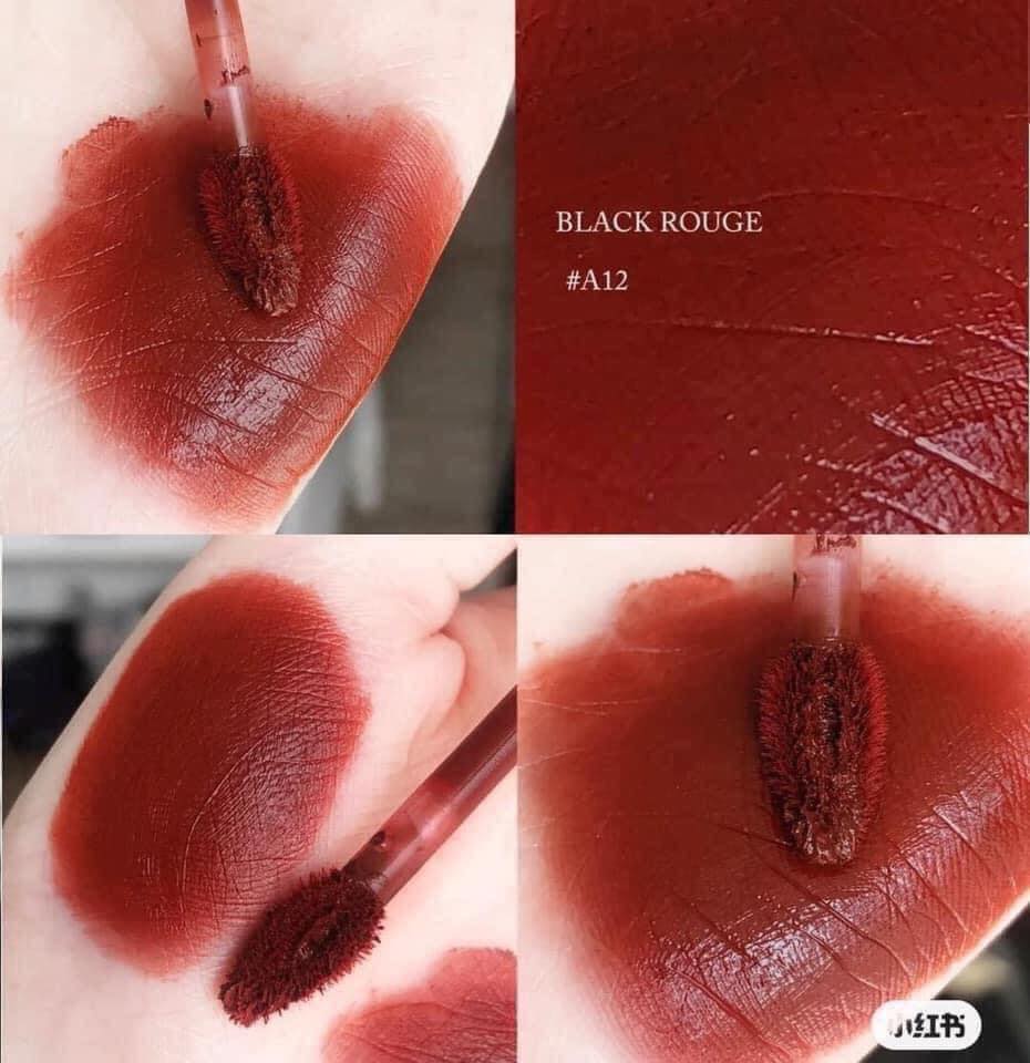 [MÀU A12]Son kem lì Black Rouge Màu Đỏ đất