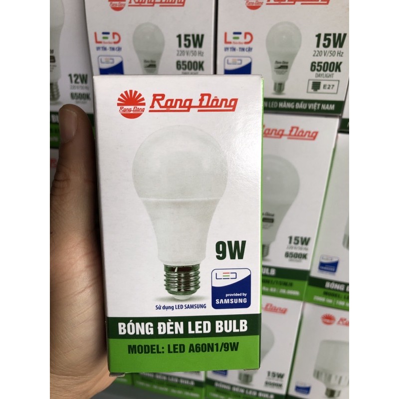 Bóng đèn LED Bulb tròn 9W Rạng Đông Model: A60N1/9W