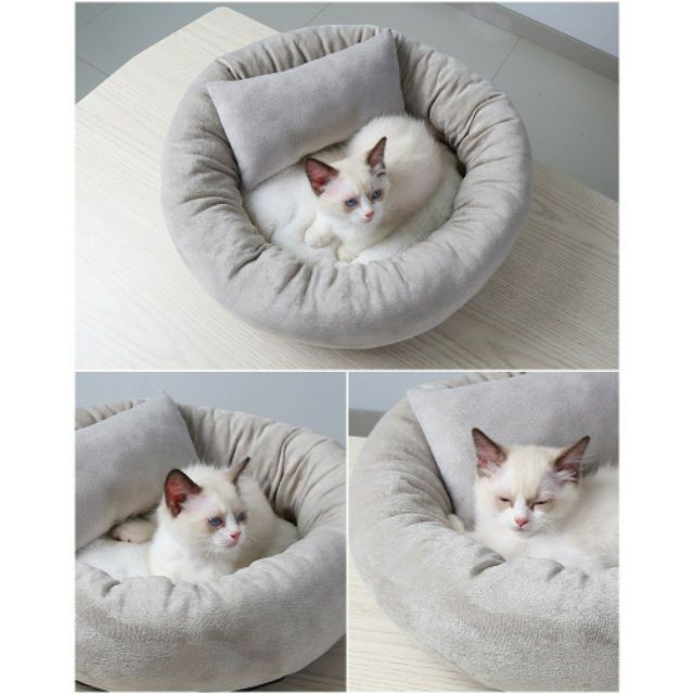 Đệm Nằm Nhà Ở Cho Thú Cưng Nhiều Size (Kèm Gối Nằm)