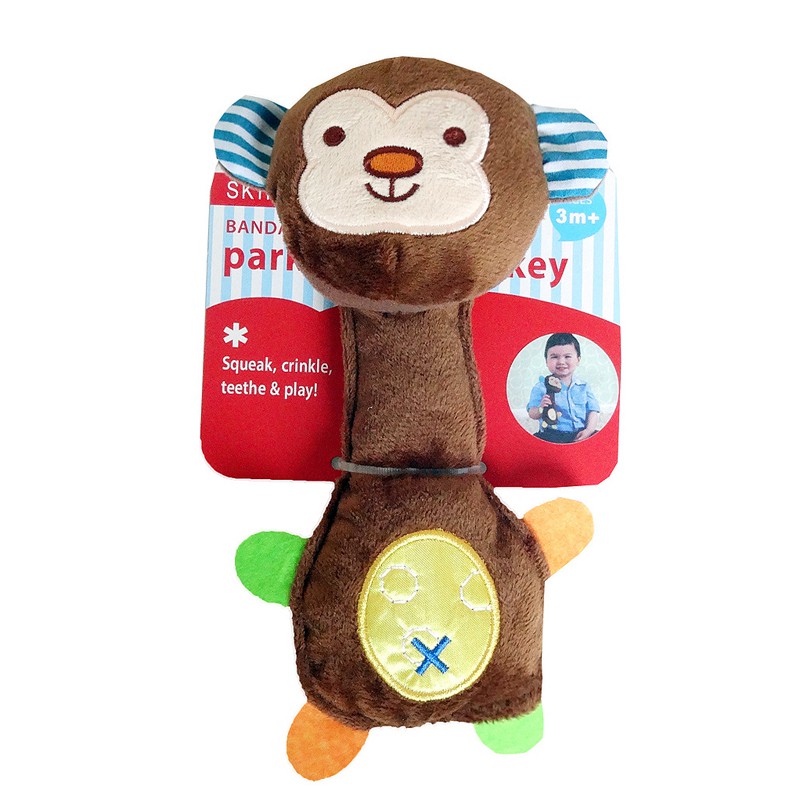 Thú vải cầm tay Skip HOP bóp chút chít