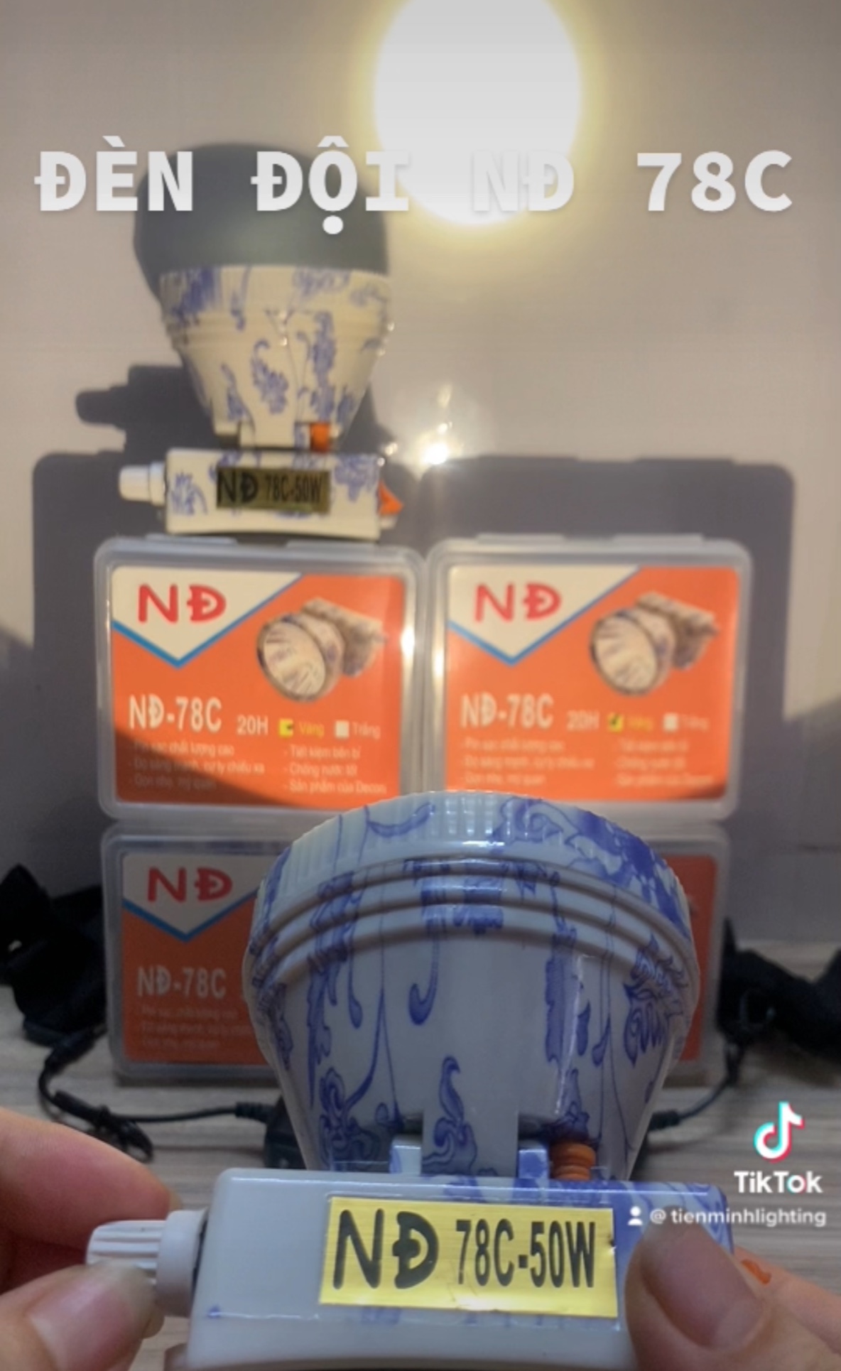 Đèn đội đầu nđ78c - siêu sáng