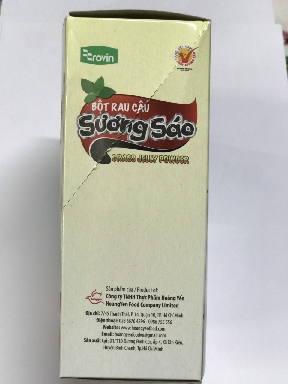 Bột Rau Câu Sương Sáo (Hộp 5 gói (50g/gói))
