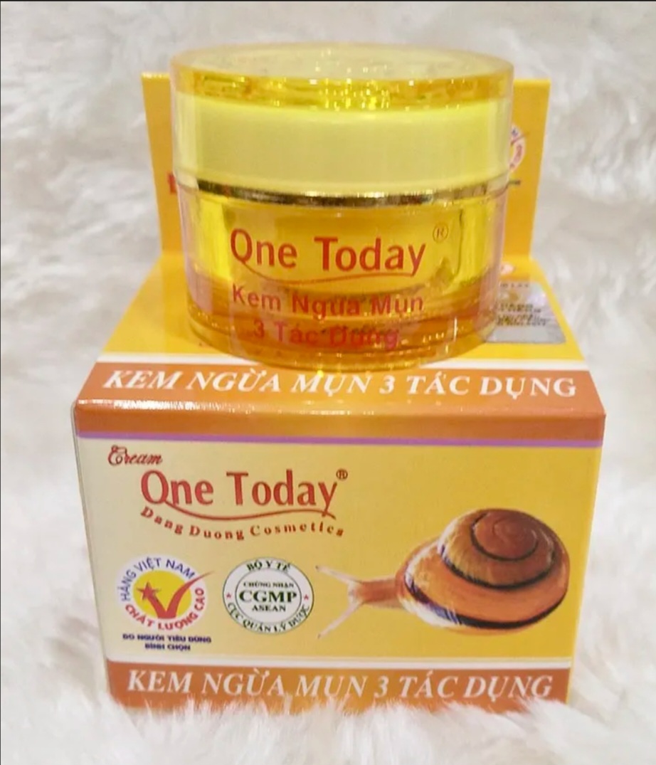 KEM NGỪA MỤN 3 TÁC DỤNG ONE TODAY 8gr ( mua 5 tặng 1)