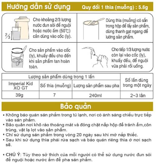 Sữa Bột Namyang XO Kid Hộp 800g (Cho trẻ  2-15 tuổi)