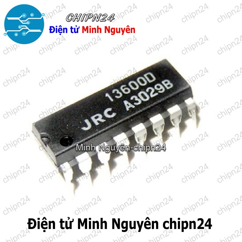 [1 con] (DT) IC JRC13600D DIP-16 Hàng Tốt (JRC13600 13600D JRC 13600) - HH007055