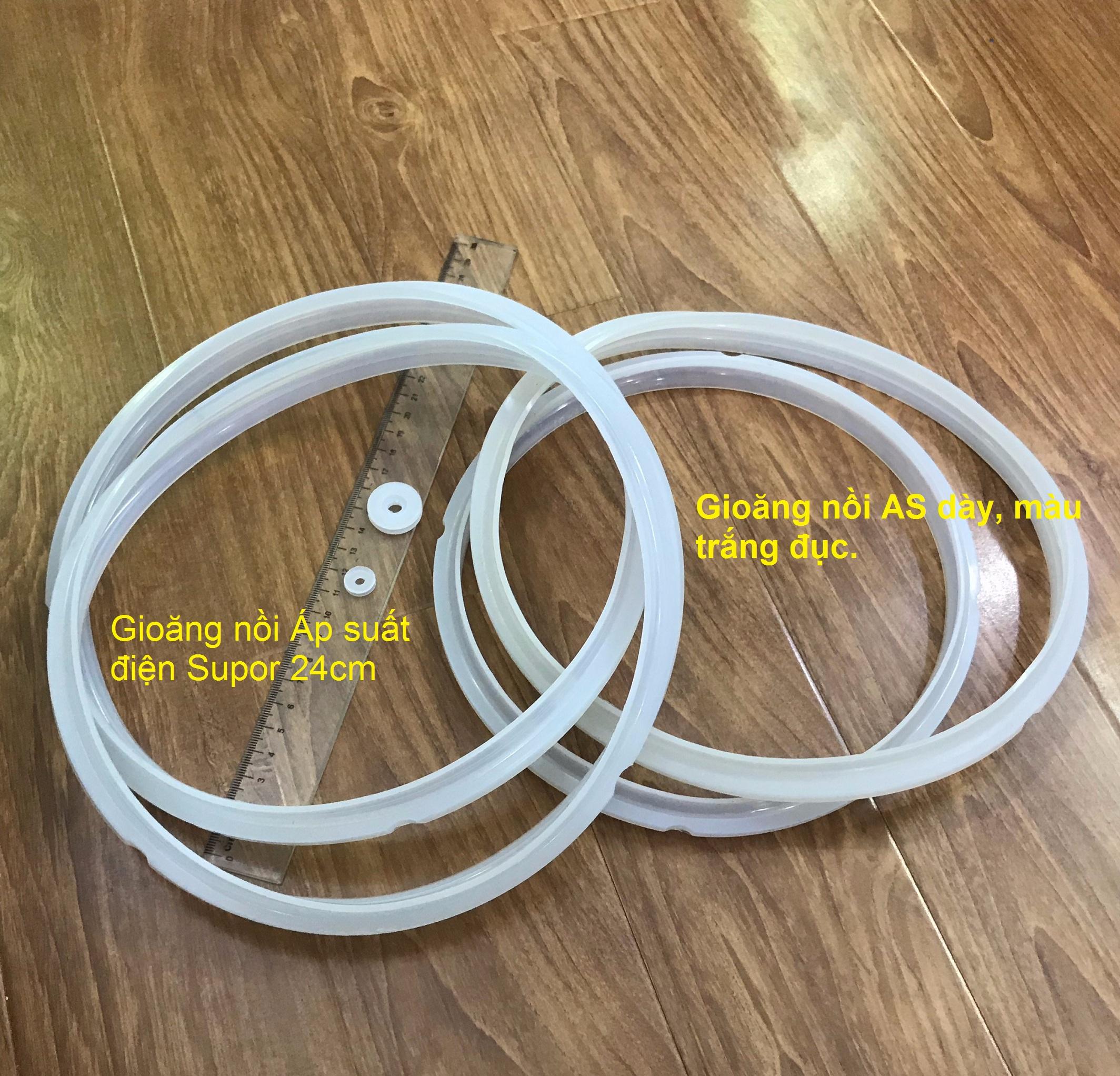 Combo 3 gioăng nồi áp suất điện Sup0r 5L, 6L - Gioăng cao su nồi áp suất đa năng 24cm