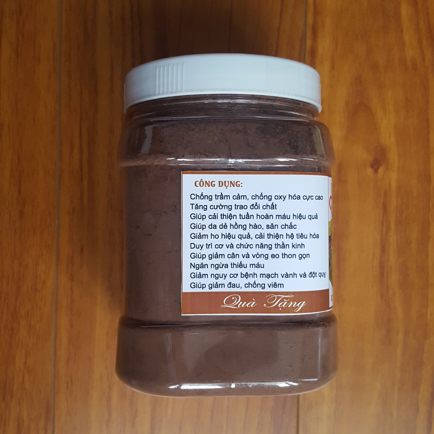 [HCM]Bột ca cao nguyên chất 100% từ Đăk Lăk 1kg (2 hộp)