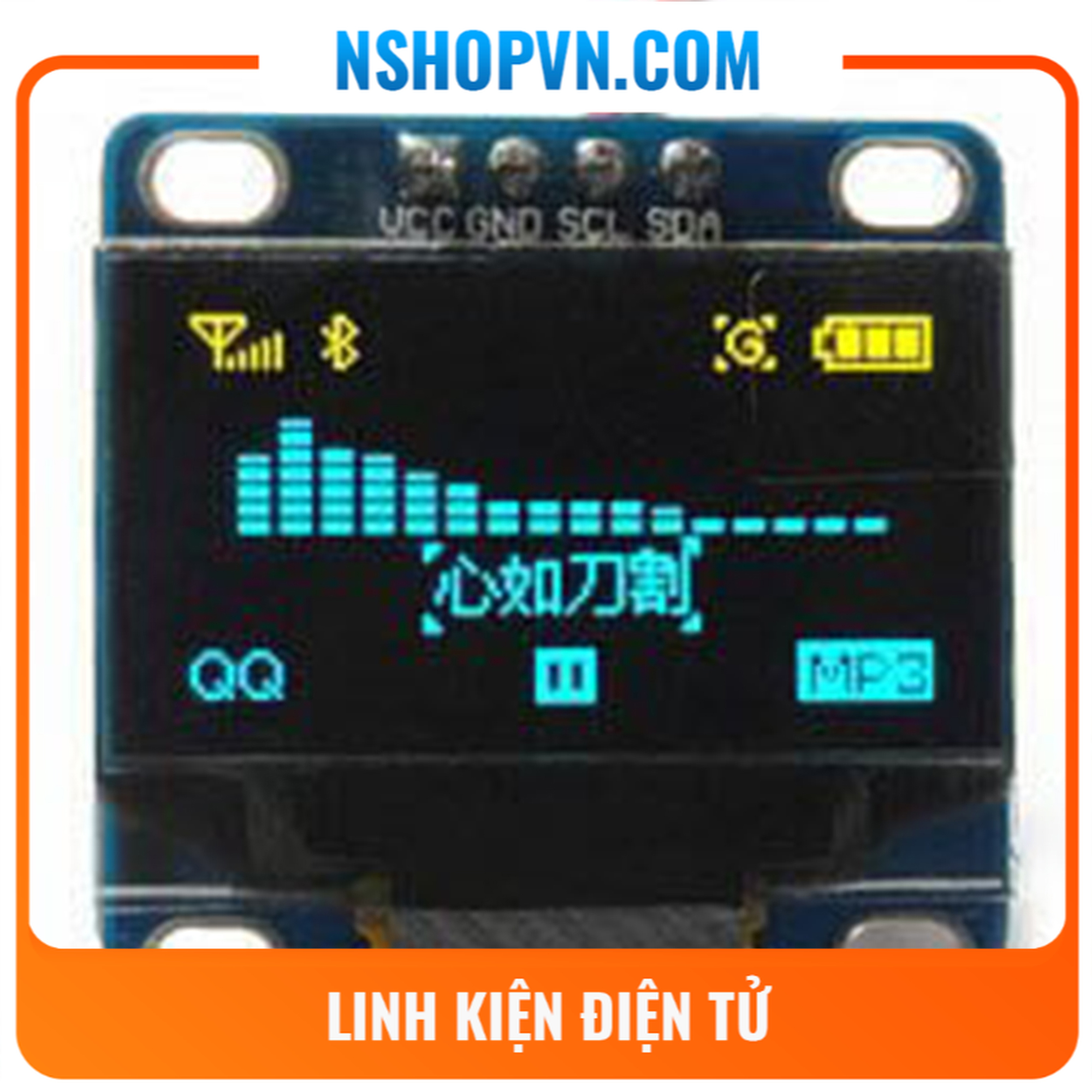 Màn hình oled 0.96 inch giao tiếp i2c 2 màu