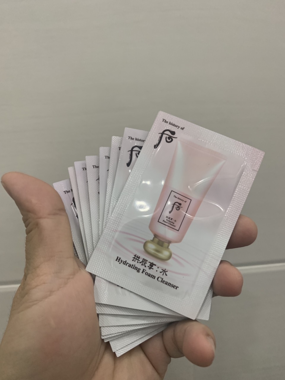[HCM]Combo 10 sữa rửa mặt Whoo hồng