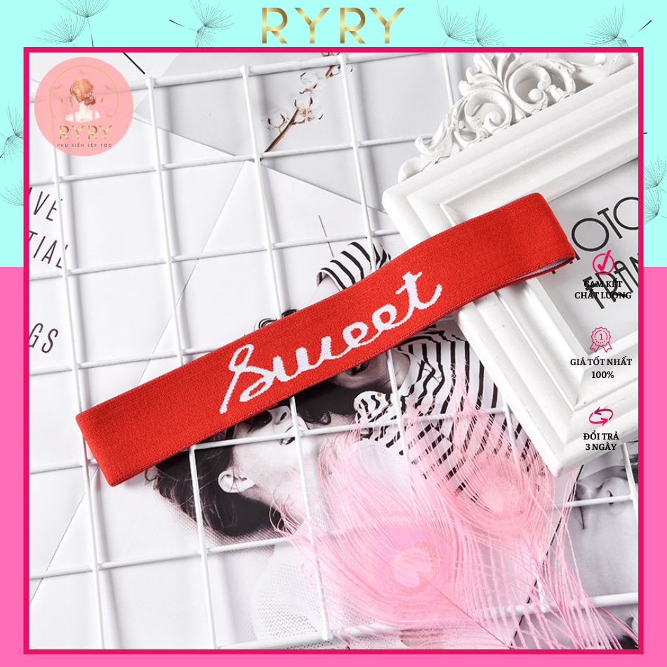 Băng đô thể thao nam nữ đeo trán chặn mồ hôi tập gym yoga KPOP Hàn Quốc bản nhỏ UNISEX Headband QACCESSORIES