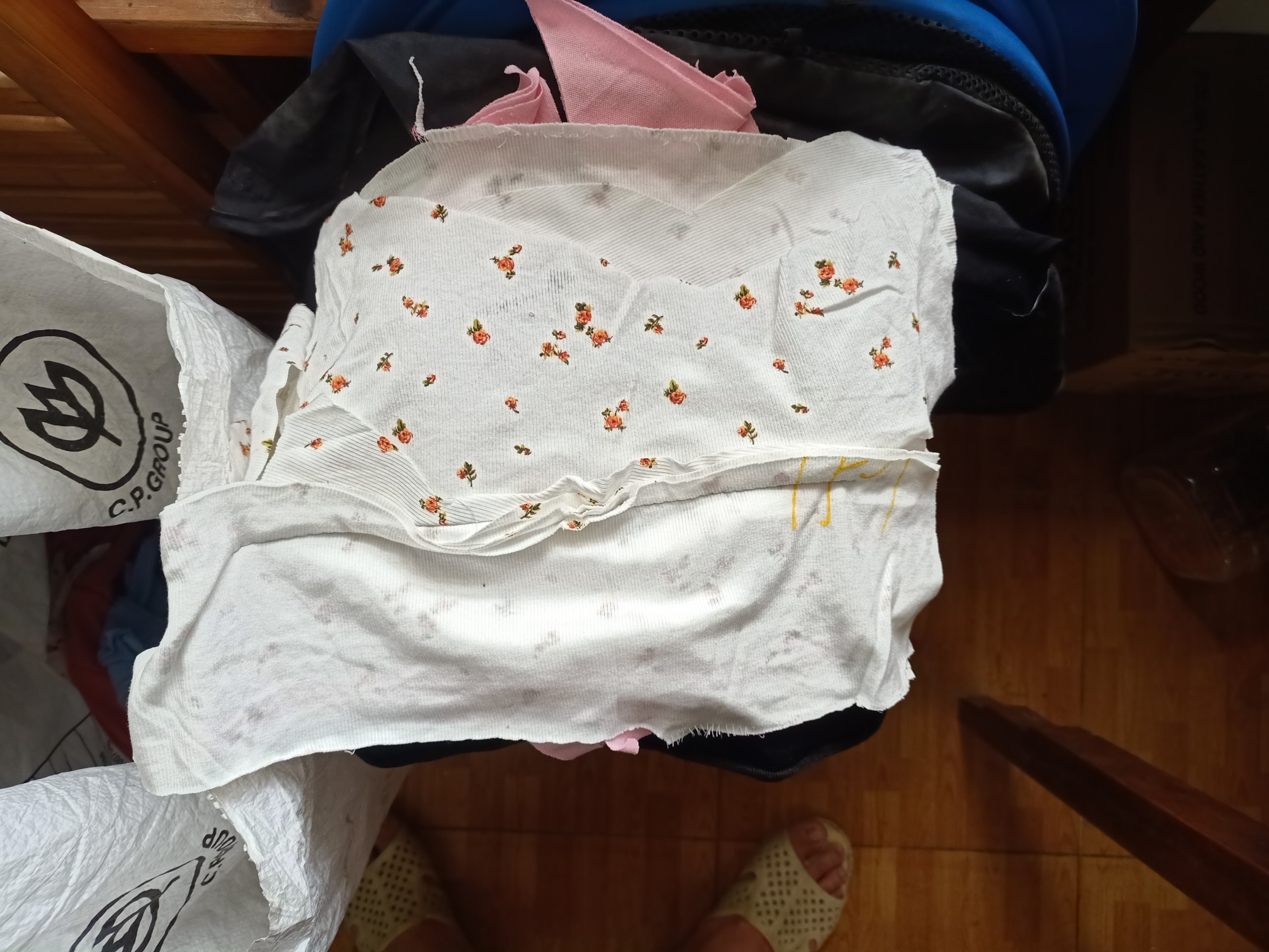 5 kg giẻ lau, vải lau công nghiệp, lau máy móc, vải vụn