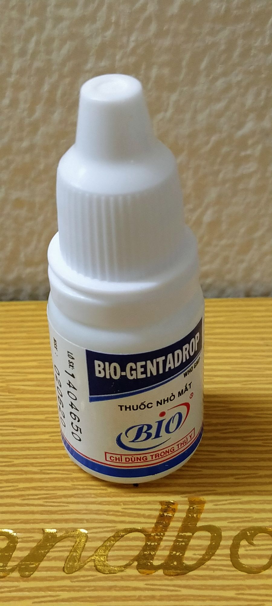 nhỏ mắt gèn, chảy nước, đỏ sưng gentadrop 2 lọ x10ml