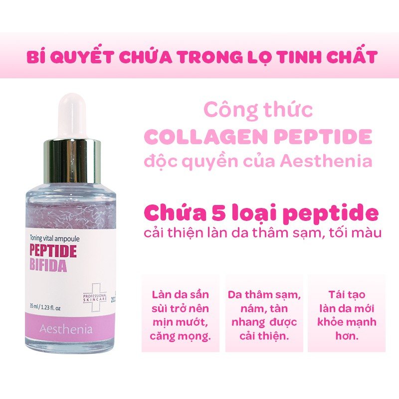 Tinh chất tươi dưỡng da Aesthenia Peptide Ampoule 35ml
