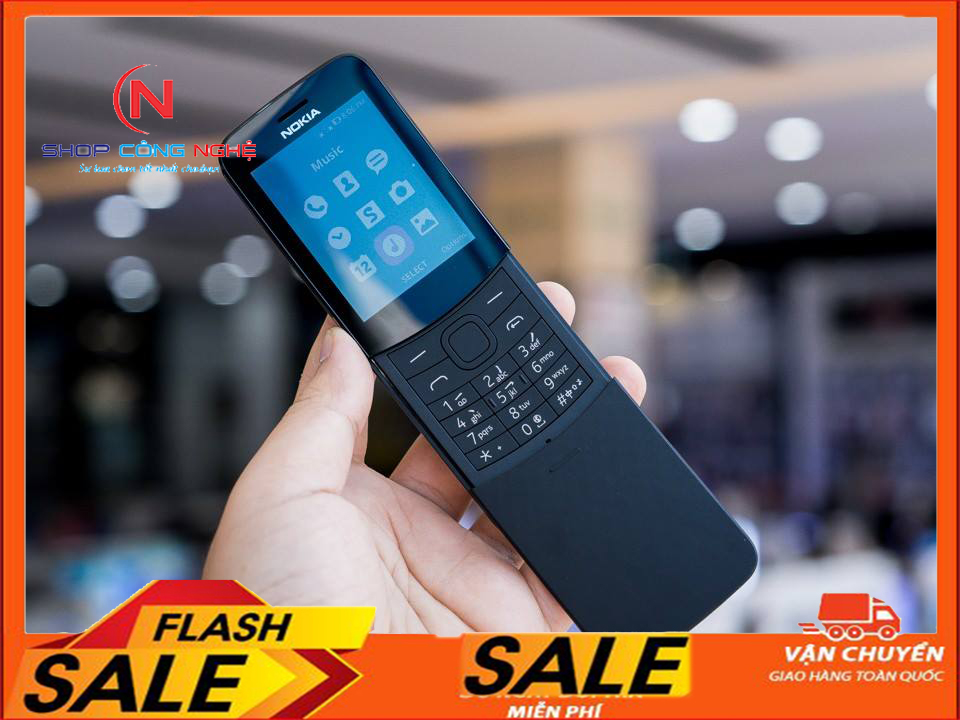 [ĐIỆN THOẠI ĐỘC LẠ] Nokia 8110 NẮP TRƯỢT 2 Sim  BẢO HÀNH 12 THÁNG
