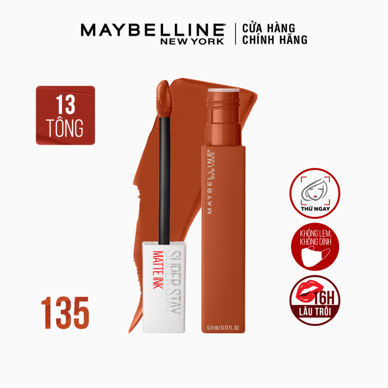 Son Kem Lì 16H Lâu Trôi Maybelline New York Super Stay Matte Ink City Edition Lipstick 5ml