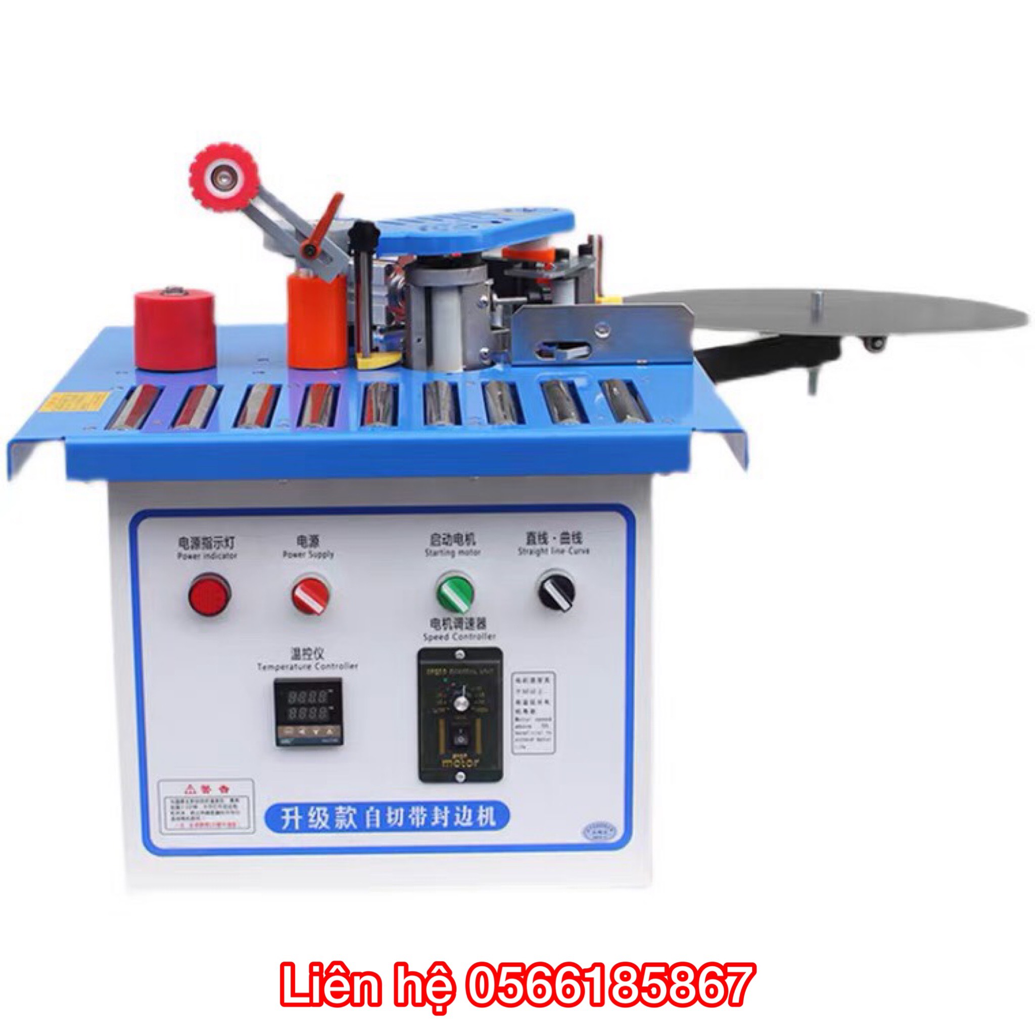 ⚡️𝐅𝐑𝐄𝐄 𝐒𝐇𝐈𝐏⚡️ máy dán cạnh gỗ DW550 đa chức năng dán cong, thẳng, vát