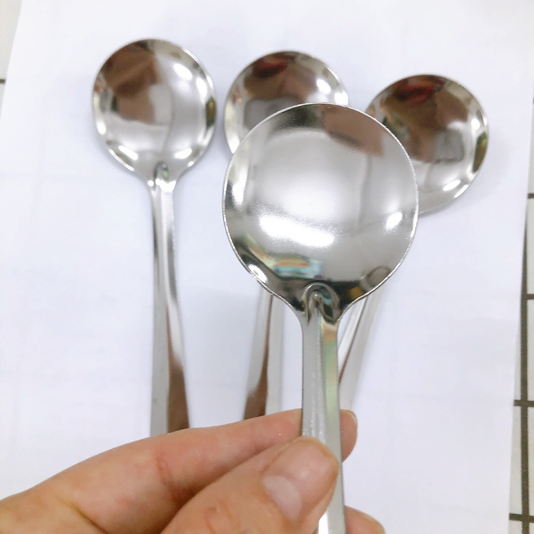 Muỗng -Thìa inox cán dài ăn cơm, ăn canh,ăn phở,vv...